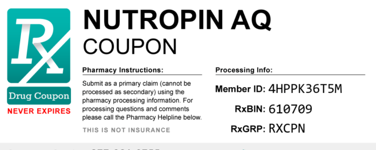 nutropin copay card