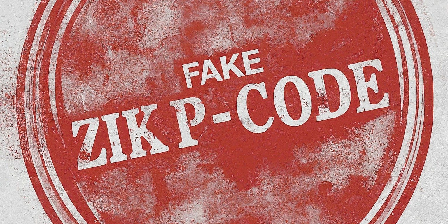 fake zip codes