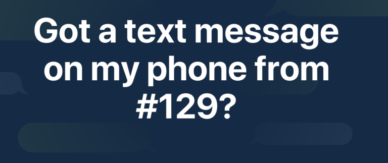 What Does 129 Mean in a Text Message?