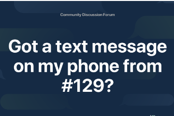 129 text message