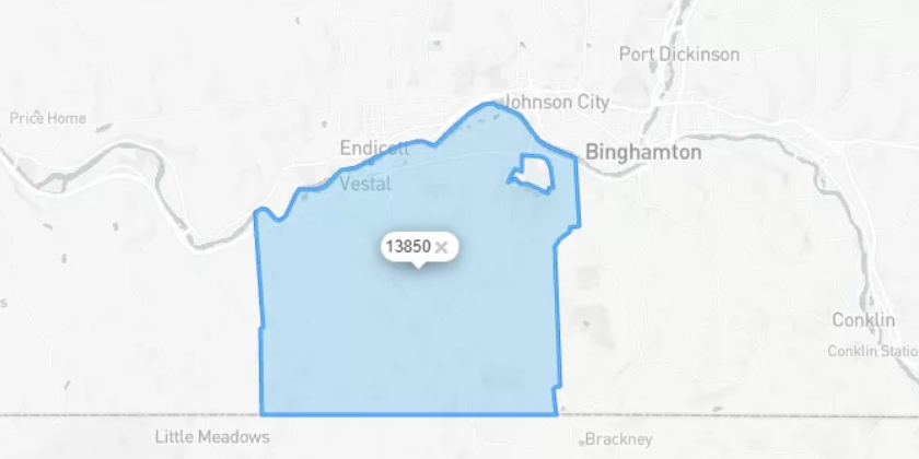 13850 zip code