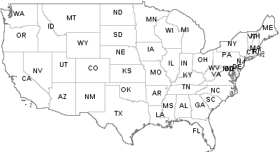 north america zip codes