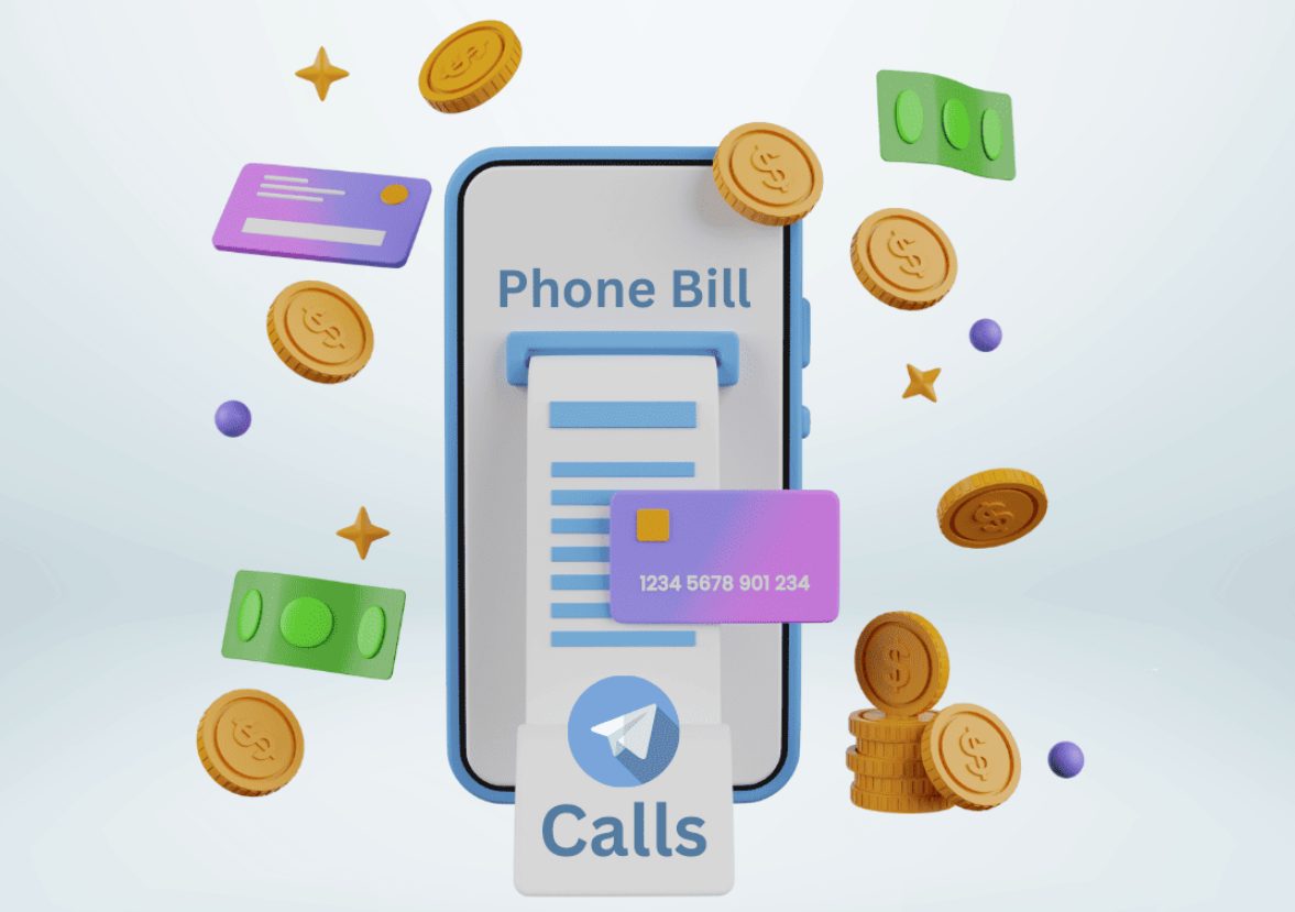 does telegram show on your phone bill