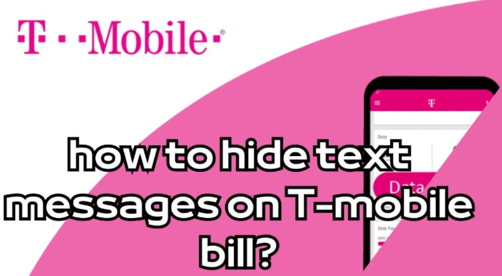 how to hide text messages on t-mobile bill