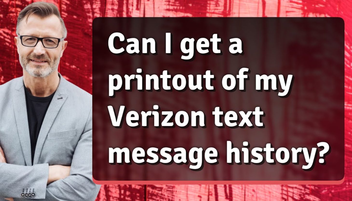 can you get a printout of text messages from verizon