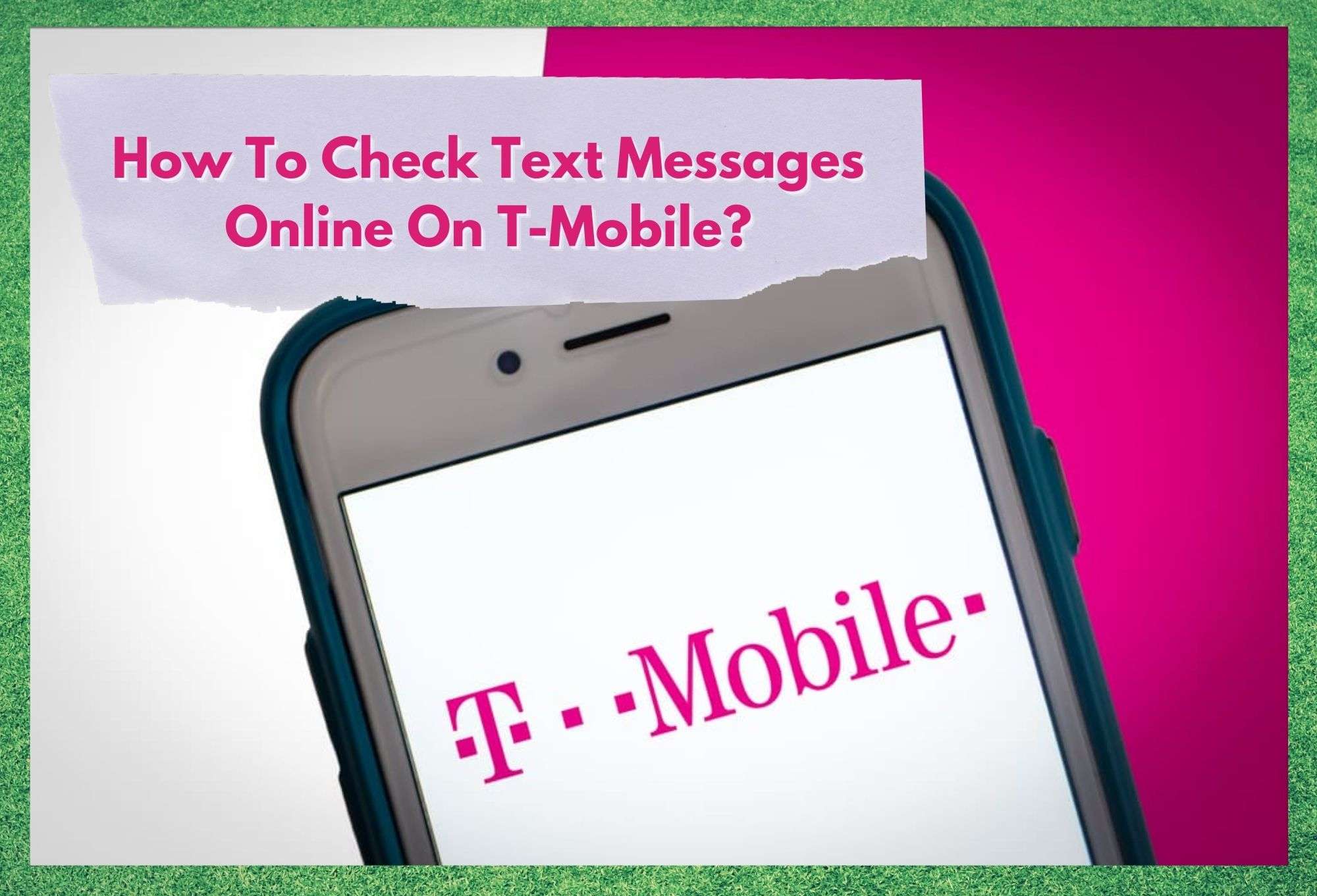 can i see text messages on t mobile bill