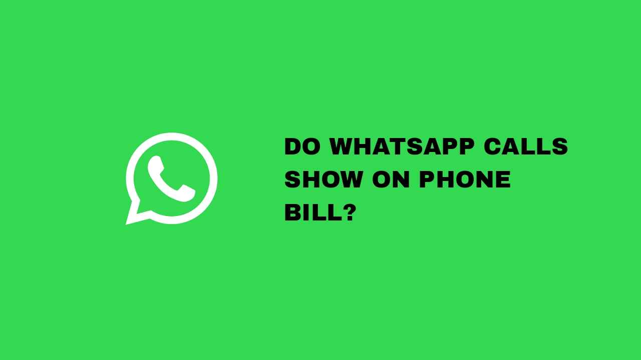 can you see whatsapp messages on phone bill