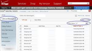 can verizon print text messages