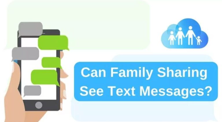 if you have a family plan can they see your texts