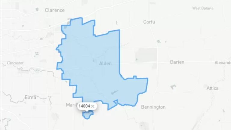 alden zip code