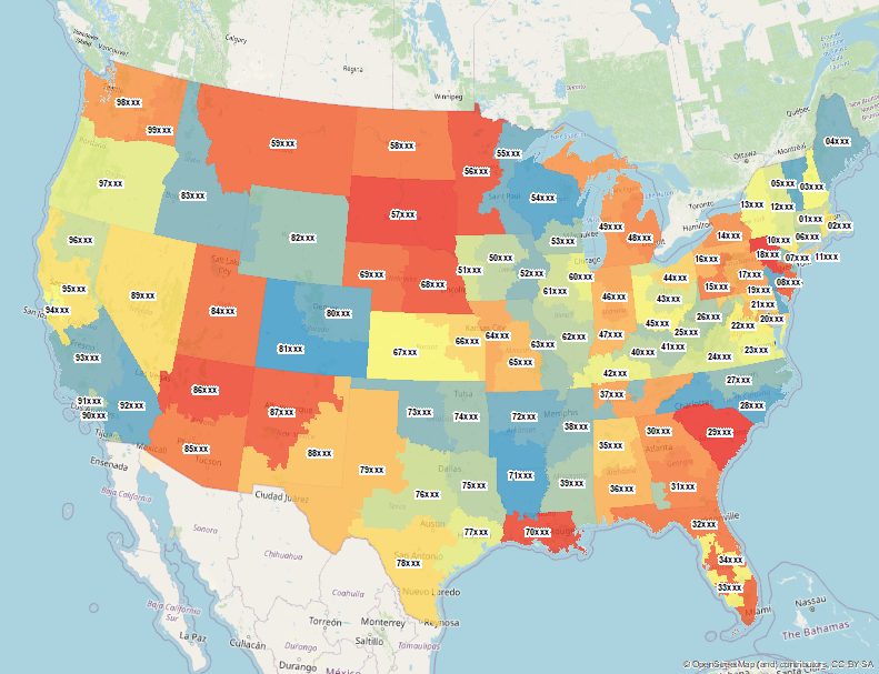 Purpose of United States ZIP Codes