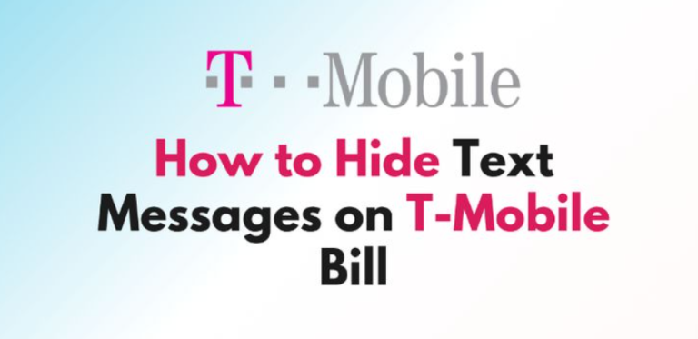 how to text without it showing on phone bill