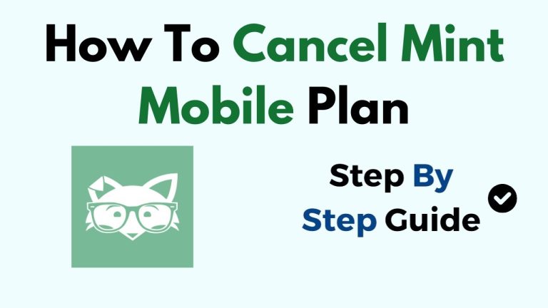 how to cancel mint mobile