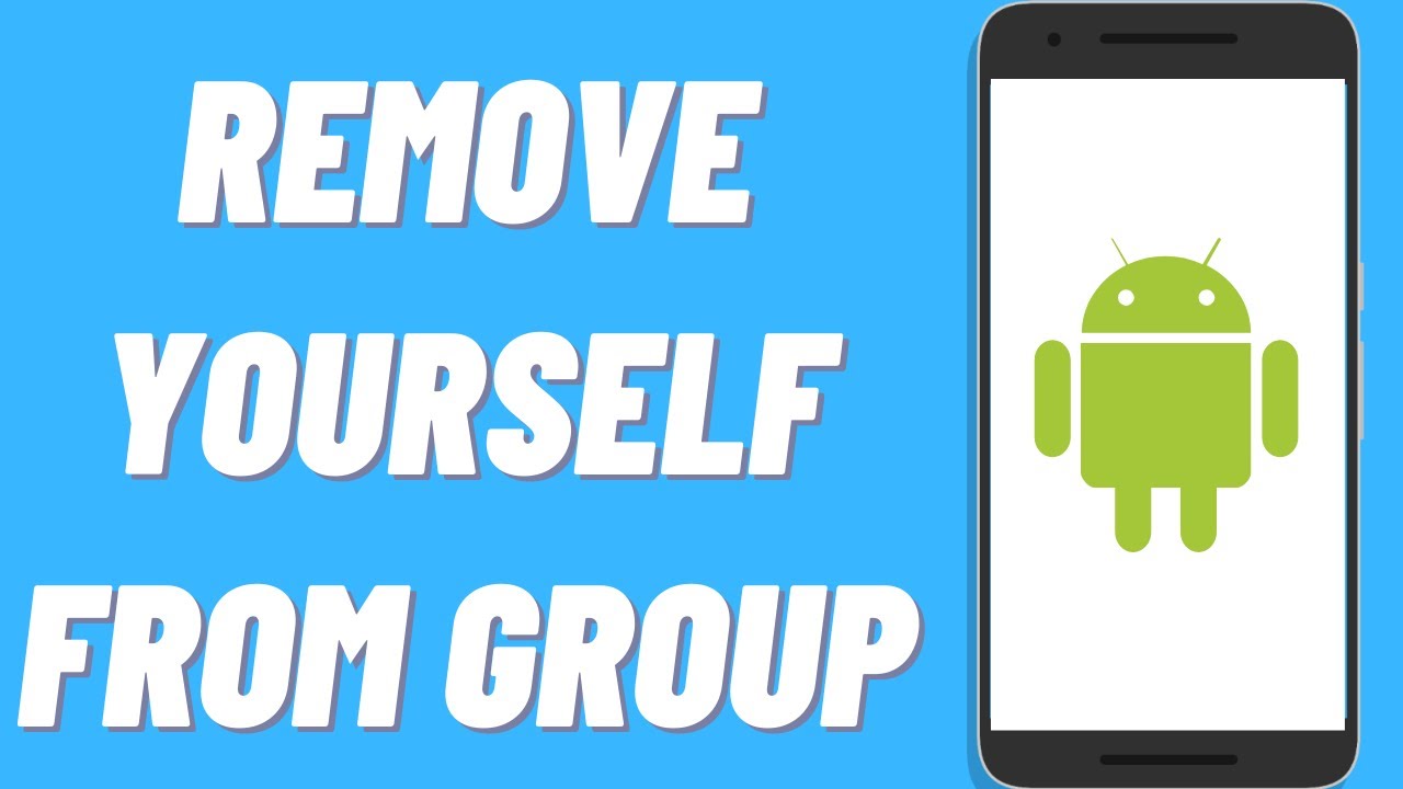 how to remove yourself from a group text samsung