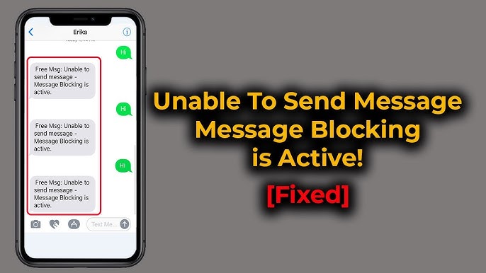 unable to send message - message blocking is active t-mobile