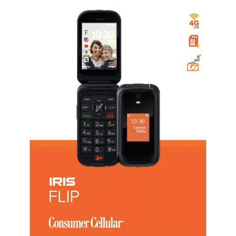 consumer cellular flip phones at walmart