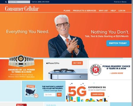 consumer cellular ratings