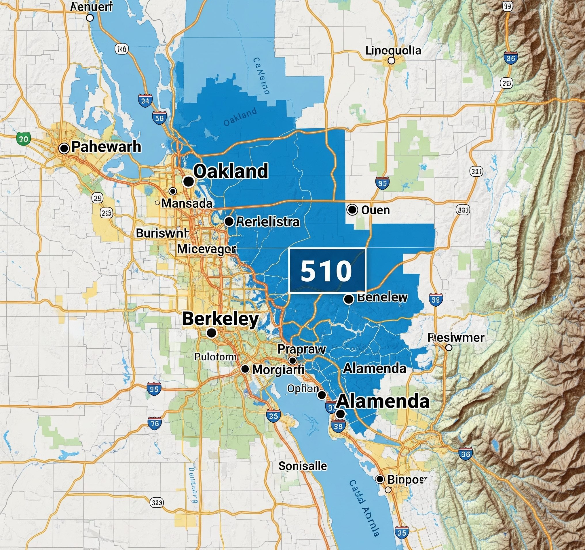 501 area code california