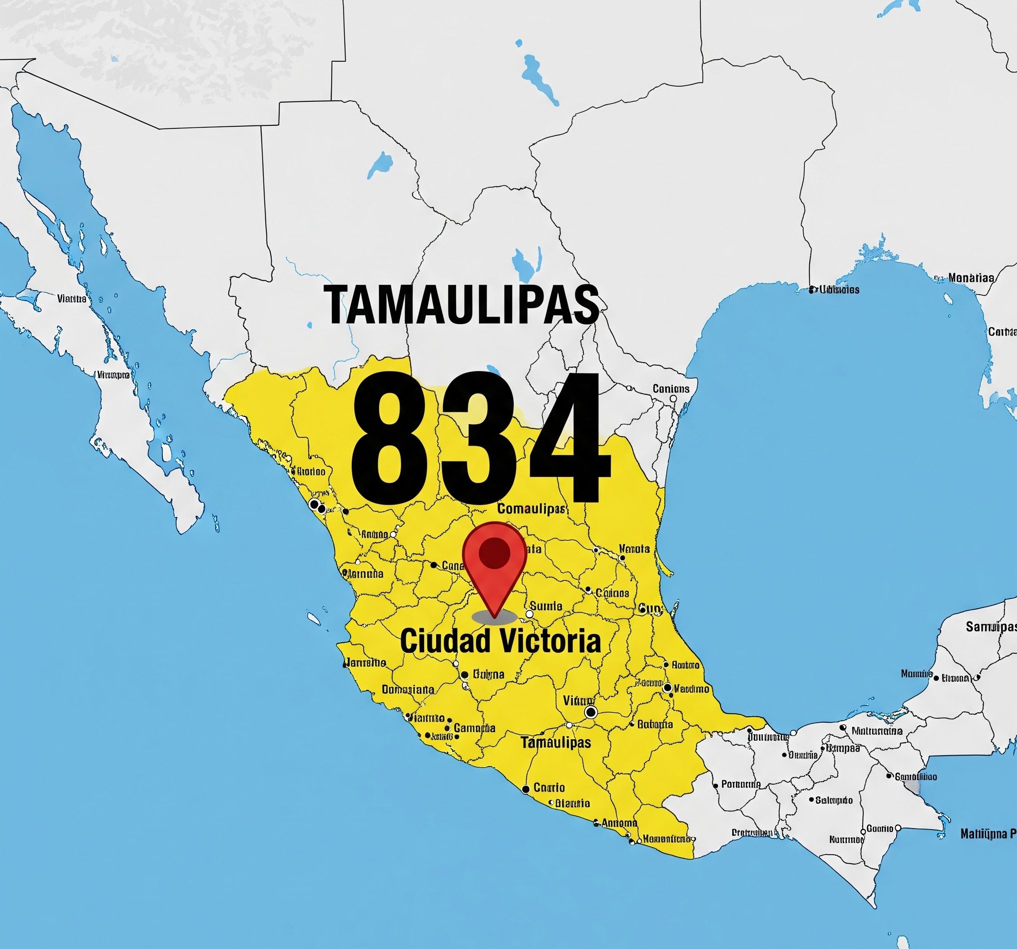 834 area code