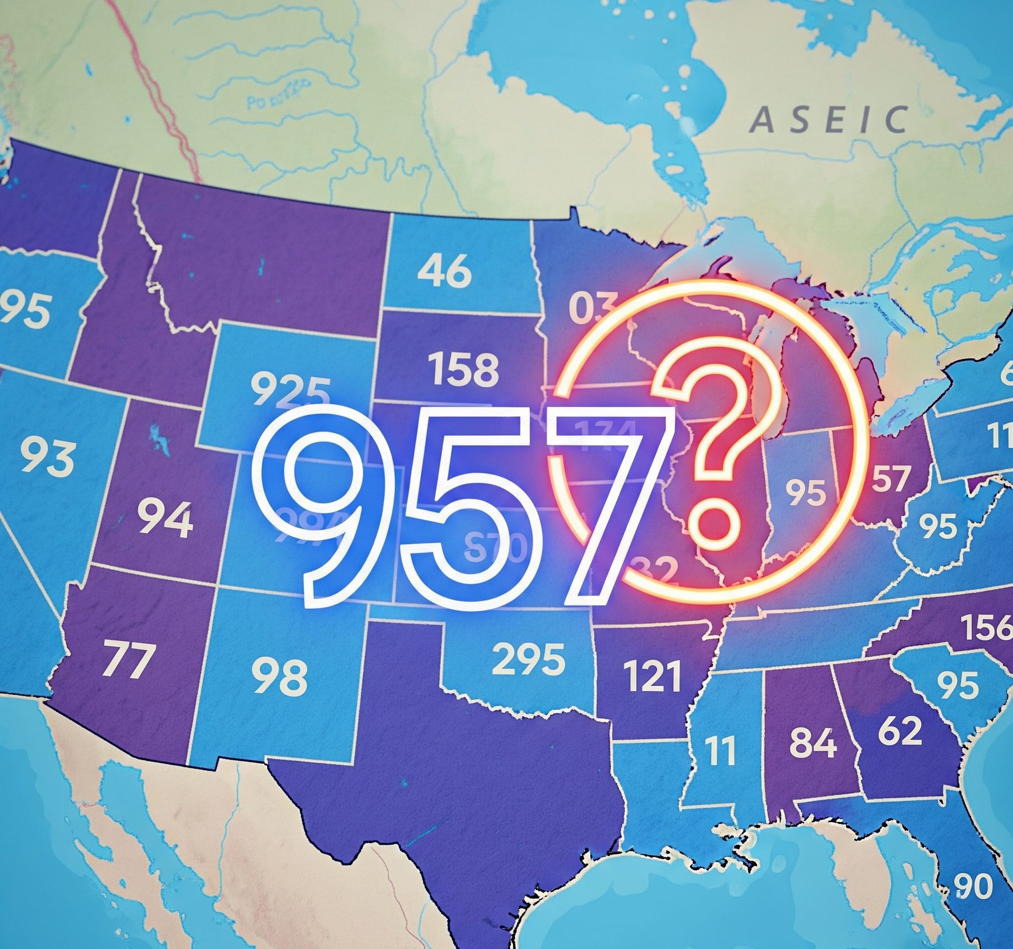 957 area code