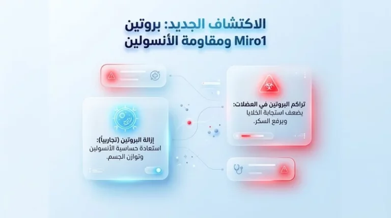 دور بروتين في مقاومة الأنسولين لدى مرضى السكري
