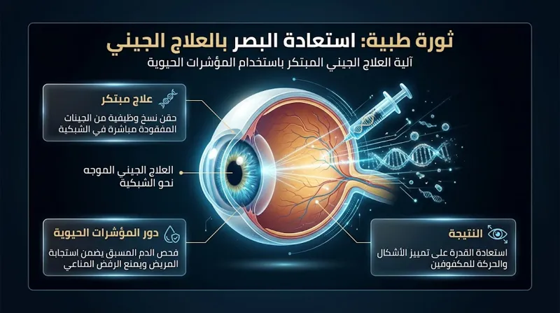 ثورة طبية مذهلة: قطرة دم تكشف أسراراً تعجز الجينات عن تشخيصها.. وعلاج مبتكر يعيد البصر! - تفاصيل إضافية